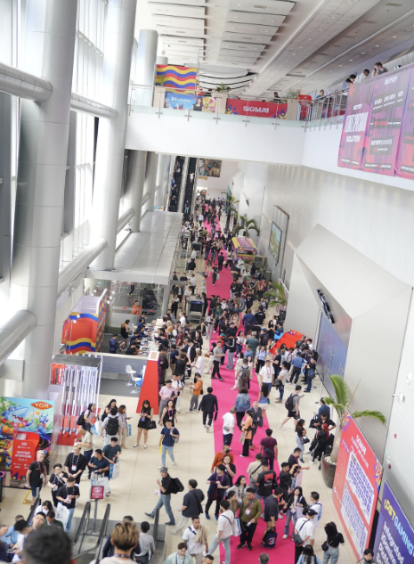 Aerial view of the Sigma Asia Conference 2024 Hall